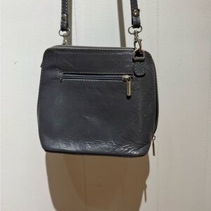 Elegant Black Leather Crossbody Bag